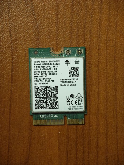 Мрежова карта intel AC 9560 NGW