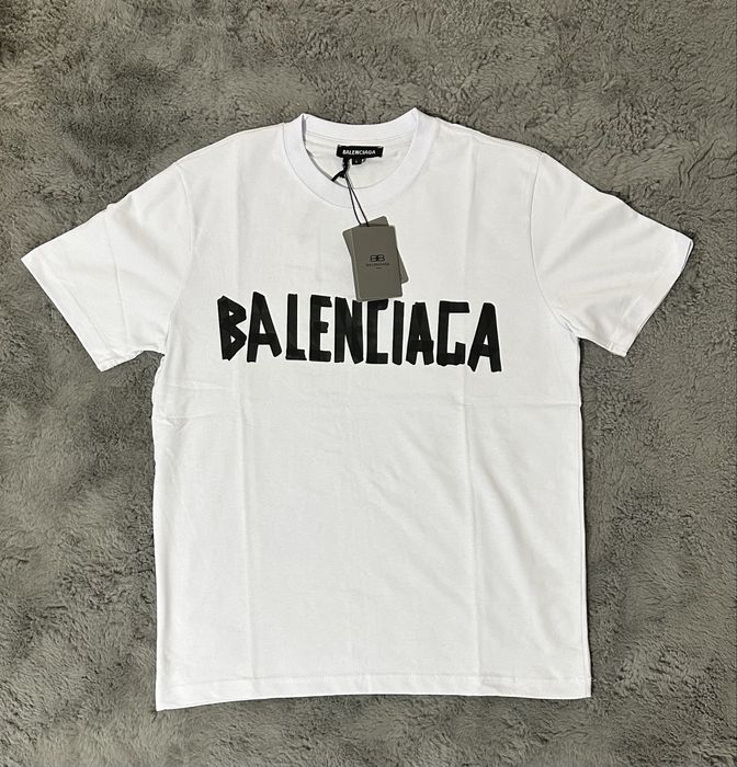 Tricou Balenciaga Alb*EXEMPLAR