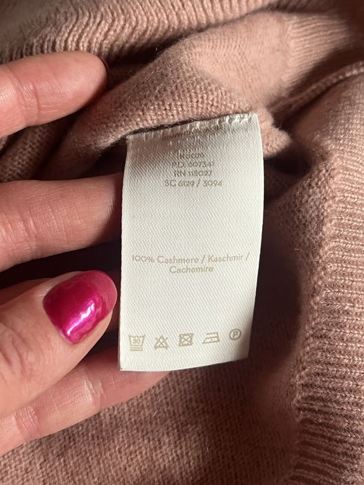 Pulover Boden, 100% Cașmir, roz pal (nude)