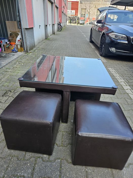 Masă sufragerie cu 4 tabureți