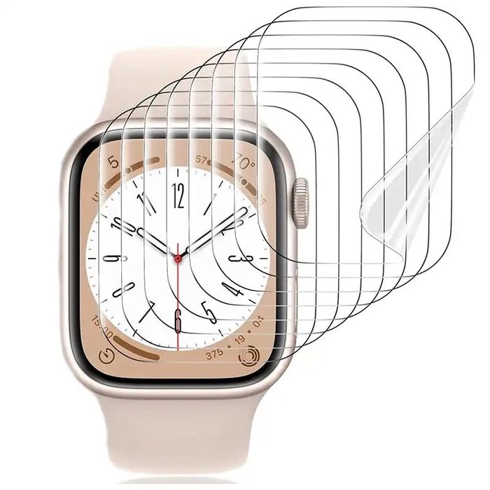 Folie Silicon Curbata Adeziv Complet Ceas Apple Watch