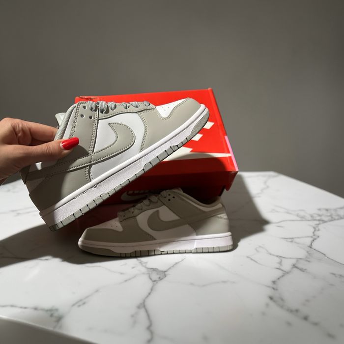 Nike Dunk gri-alb