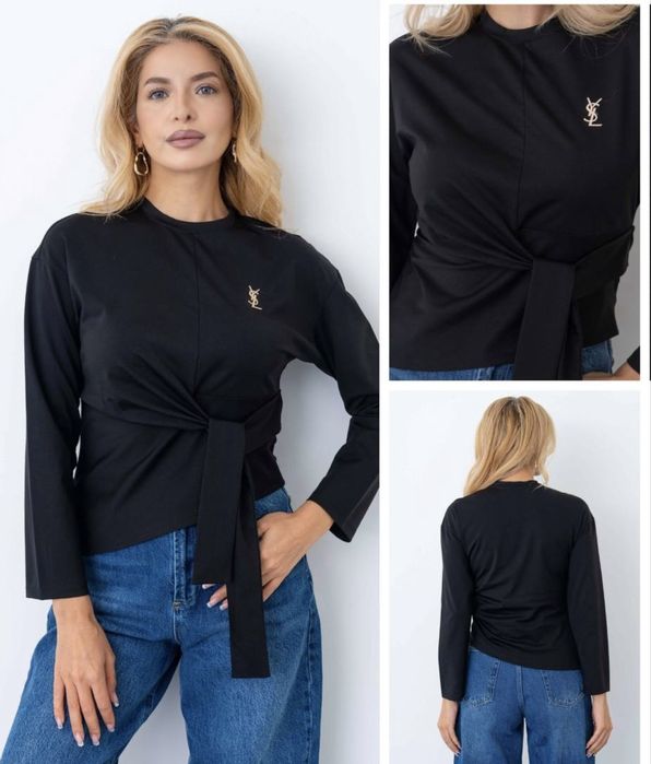 Блузки YSL, Loro Piana, Loewe, Christian Dior, Polo Ralph Lauren