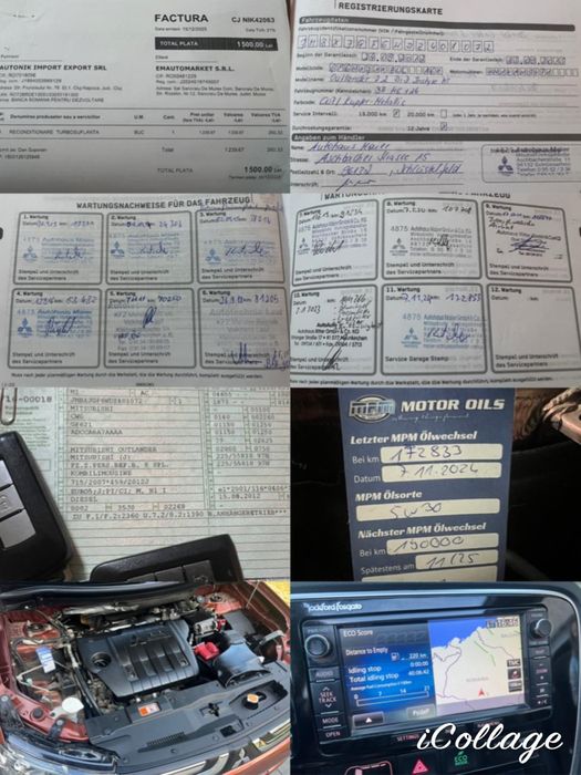 Mitsubishi Outlander 4x4*7 locuri*Full Options *Piele*Camera*Panoramic