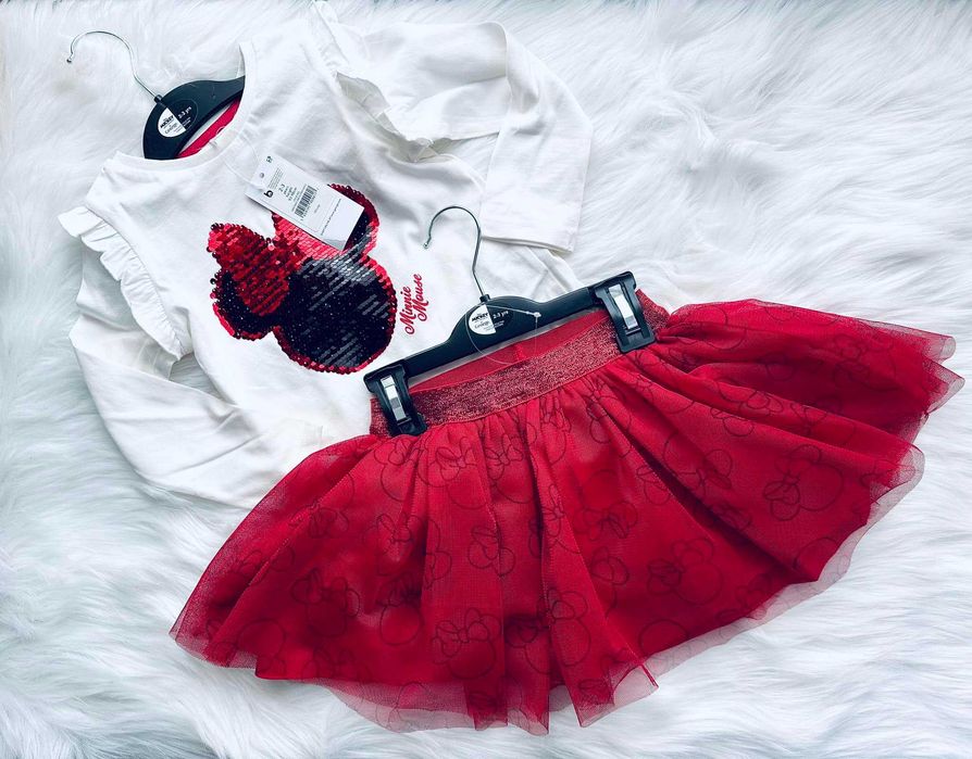 Set pulover + fusta 2-3, 3-4,  4-5, 5-6  ani / 98 104  110 116