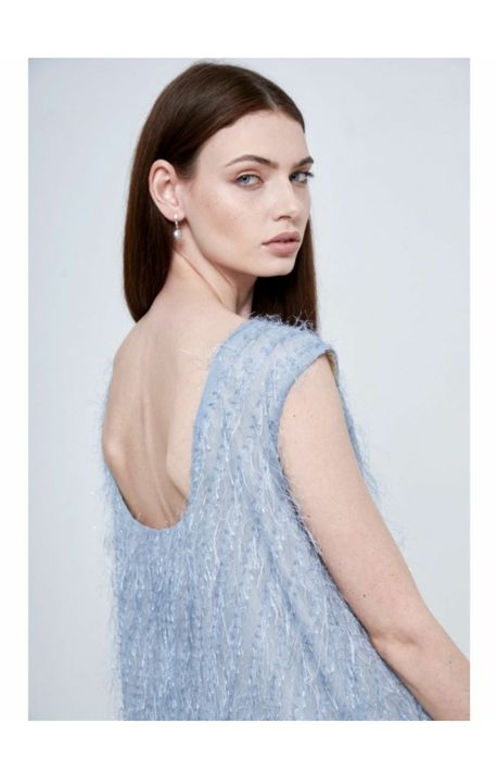 Продам женское голубое платье