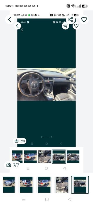 Piese motor cutie faruri xenon volan trager radiatoare punte audi a6c6