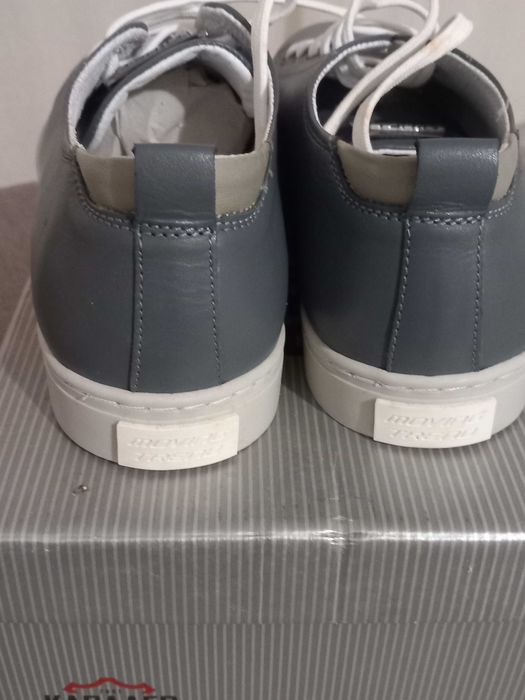 Кецове "Кавалер" нови, естествена кожа, тъмносиви, 42