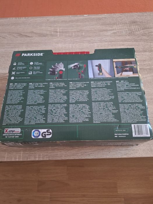 Masina de gaurit si insurubat unghiulara verde PARKSIDE PWBSA 12 A1, 1