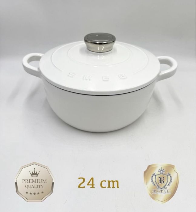 SMEG казан чугун 4л