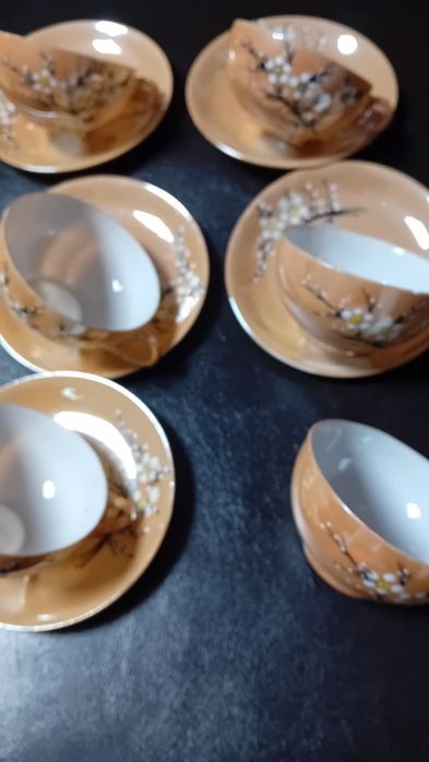 Сервиз  японски костен  порцелан