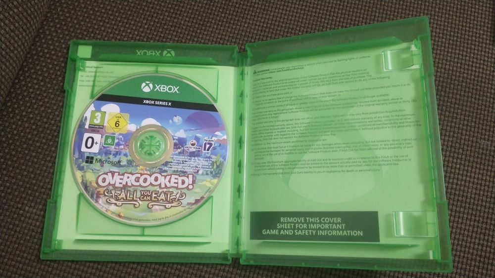 DVD Overcooked Xbox series X!