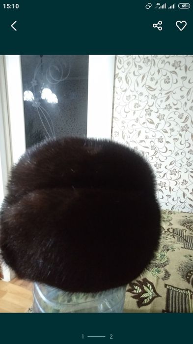 Продам норковую женскую шапку.