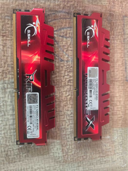 2 x 4 GB  DDR3 memorie RAM  F3-12800CL9D-8GBXL
