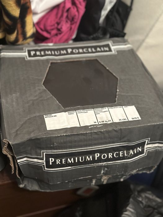 Черни матирани плочки премиум порцелан