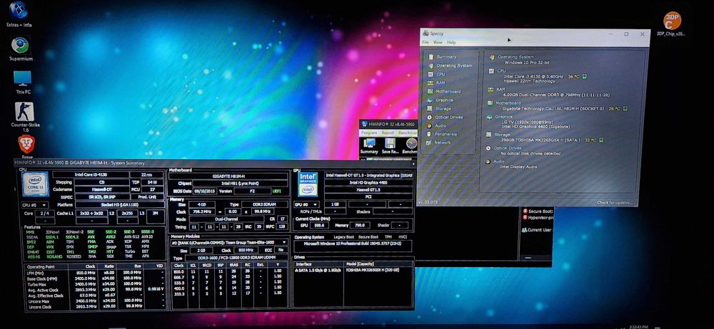 Kit pc i3 4gb ddr3 hdd cs online