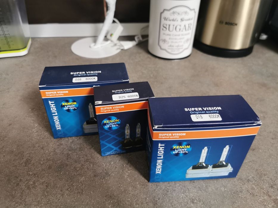 Becuri xenon auto D1S D2S D3S D5S 35W 6000K