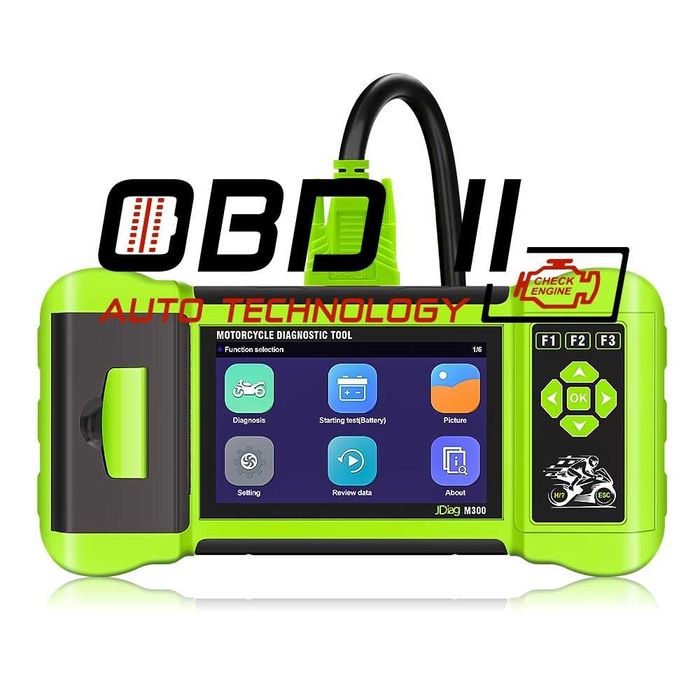 JDiag M300 Pro Професионална мотоциклетна диагностика ABS, ECU, Live