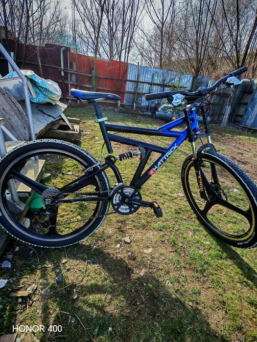 Bicicletă MTB 26” full suspension 
roți 26 inch
tra