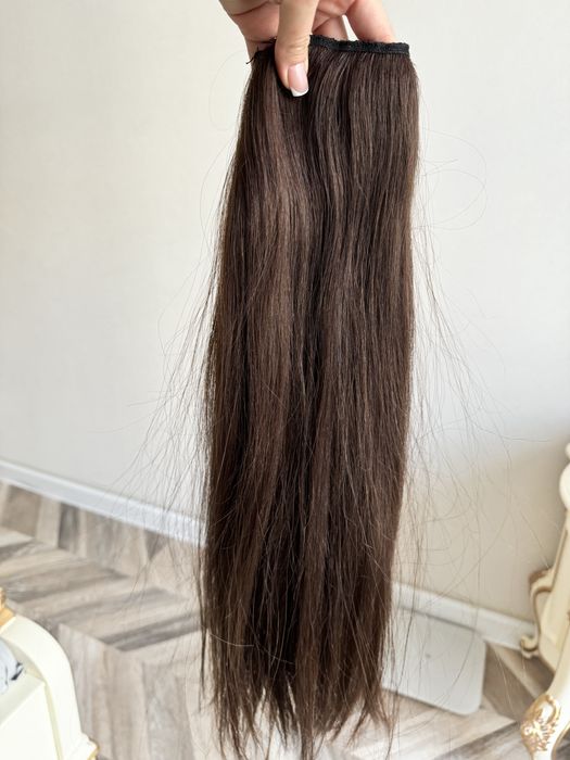 Продам волосы натуральные плотные детские 58 см