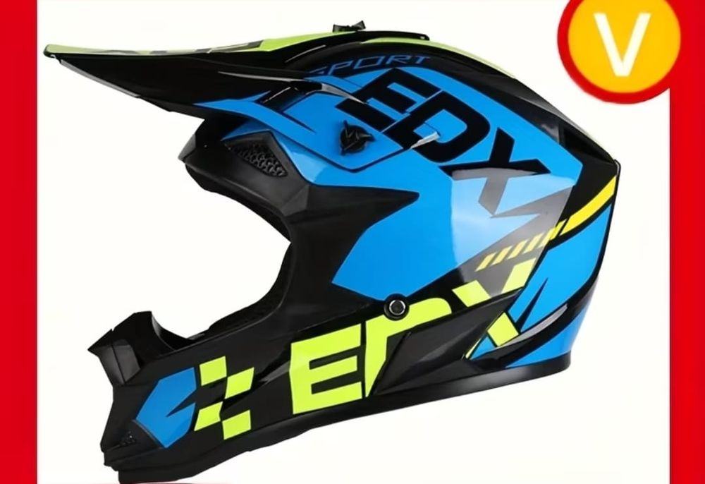 Cască moto off-road, modelul EDX-11 + cagula moto Cadou