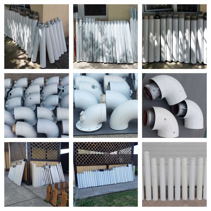 Centrale termice.Sisteme complete pentru evacuare gaze