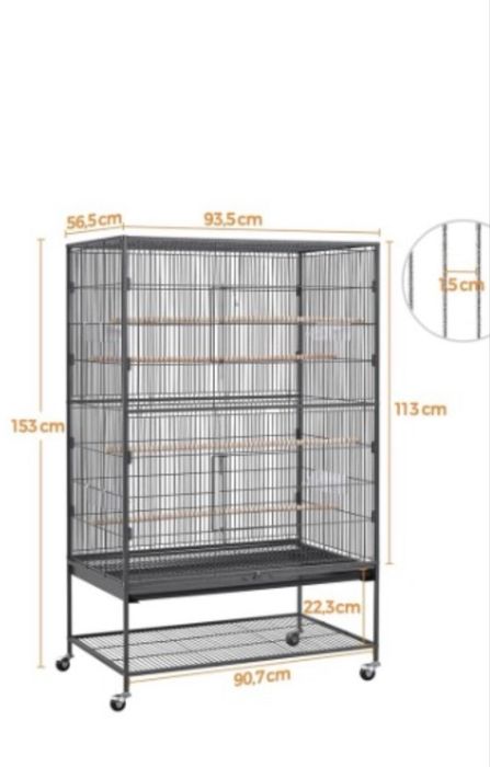 Volieră mare nouă pentru diferite păsări…