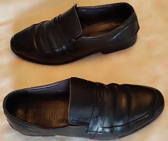 Классические кожаные мужские туфли, размер 42