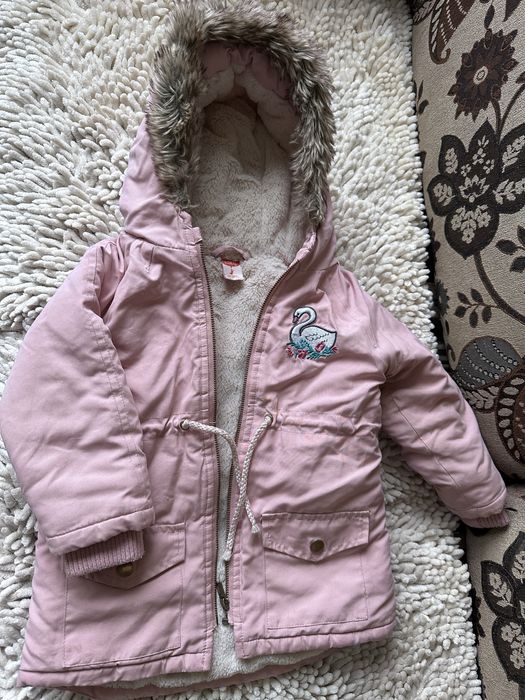 Зимняя парка детская для девочки