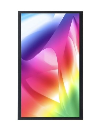 Вертикальный рекламный ТВ с экраном 107см на 62см