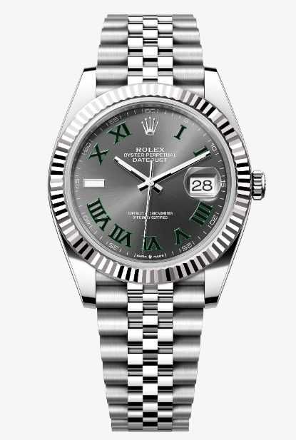 NEW Rolex Datejust 41mm Steel and White Gold 126334 wim