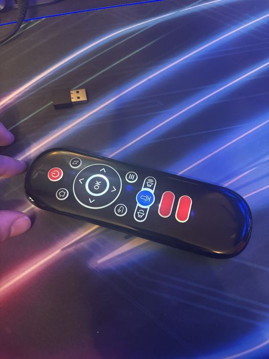 Telecomanda tastatura smart TV, PC, IR 2.4 Air Mouse Giroscop 6axe