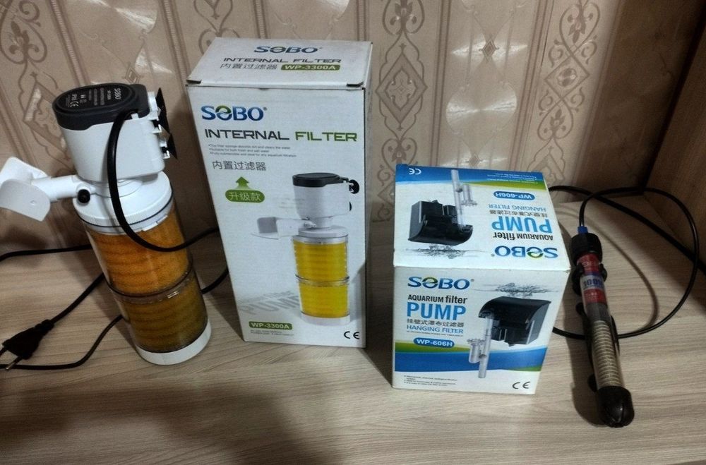 Продаётся Аквариум и фильтры к нему