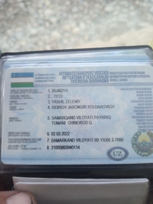 Tico sotiladi yaxshi yurib turibdi