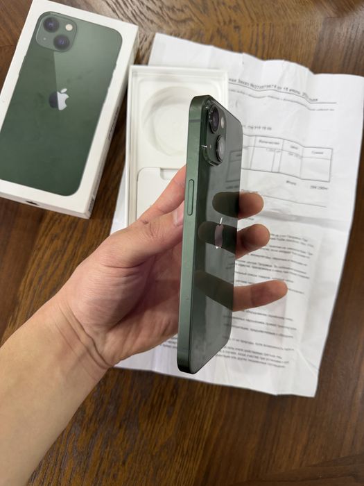 Iphone 13 128 gb green в красивом цвете