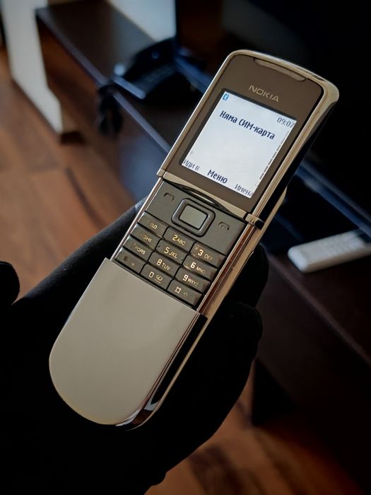 телефон Nokia 8800 Sirocco Silver оригинален, Нокиа 8800 Сироко