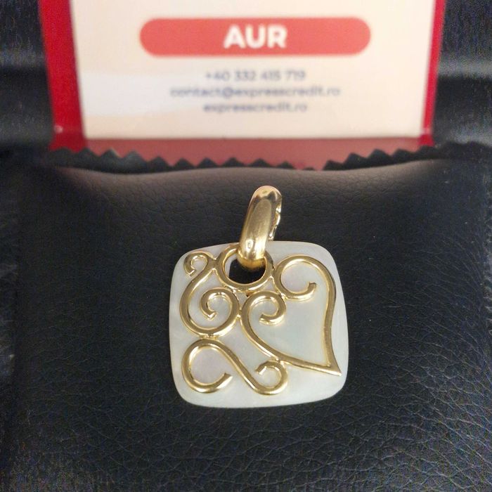 Medalion Aur 18K - 8.1 grame / 1716 lei ( B34558.2 / Ag28 Doi Baieti ) Garantie 2 ani!