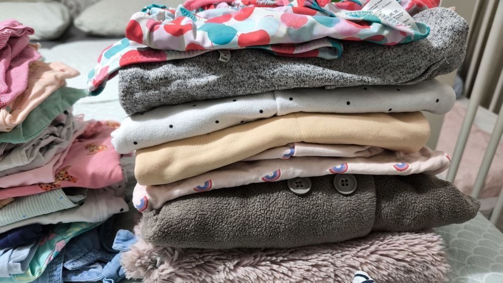 45 дрешки за момиченце, размер 12-18