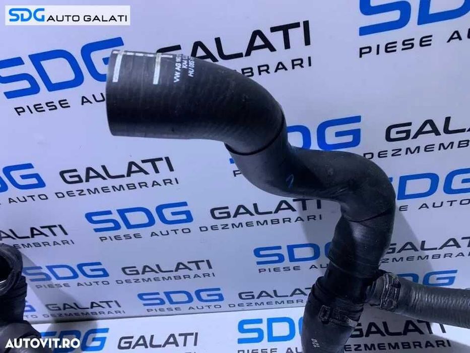 Conducta Furtun Apa Lichid Racire Motor Skoda Octavia 2 1.6TDI CAYC 2008 - 2013 Cod 1K0122051FR [D0872]
