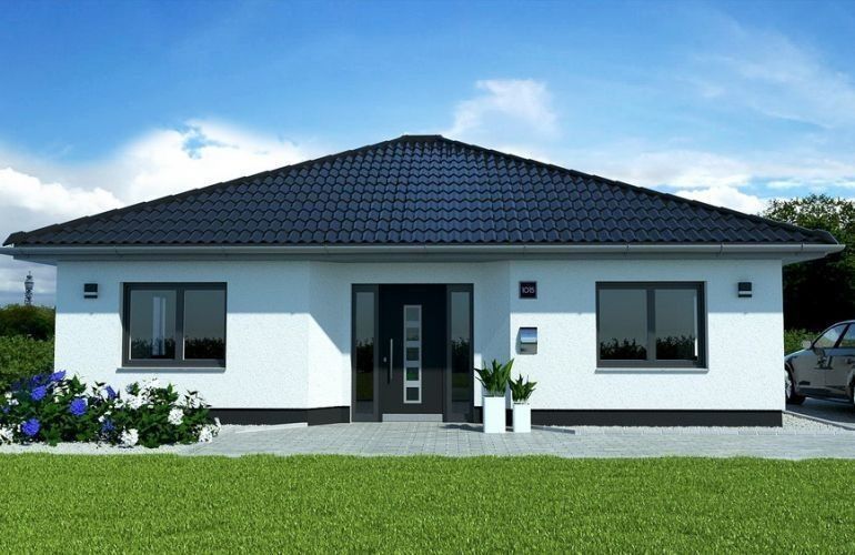 Case de locuit  pe structura metalica