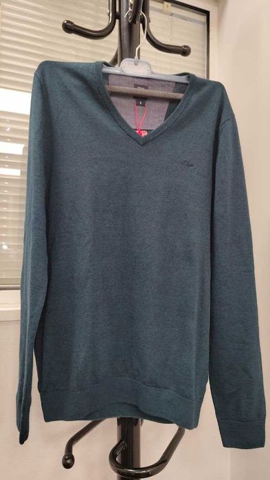 нов Мъжки Памучен пуловер s'Oliver