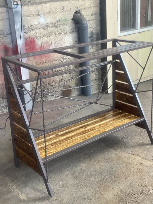 Садовый Мангал+скамейка