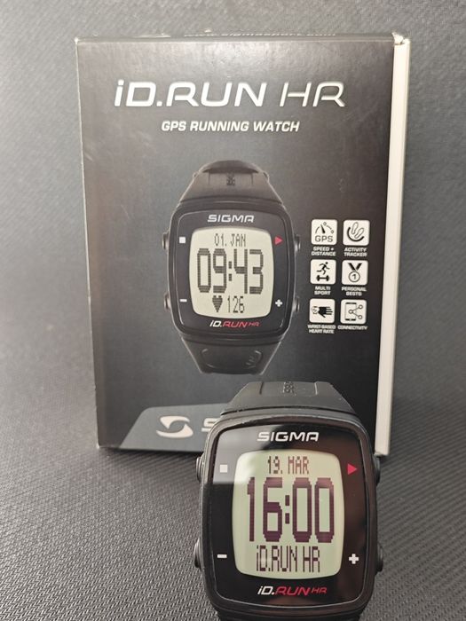 Пульсометр SIGMA ID.RUN.HR black