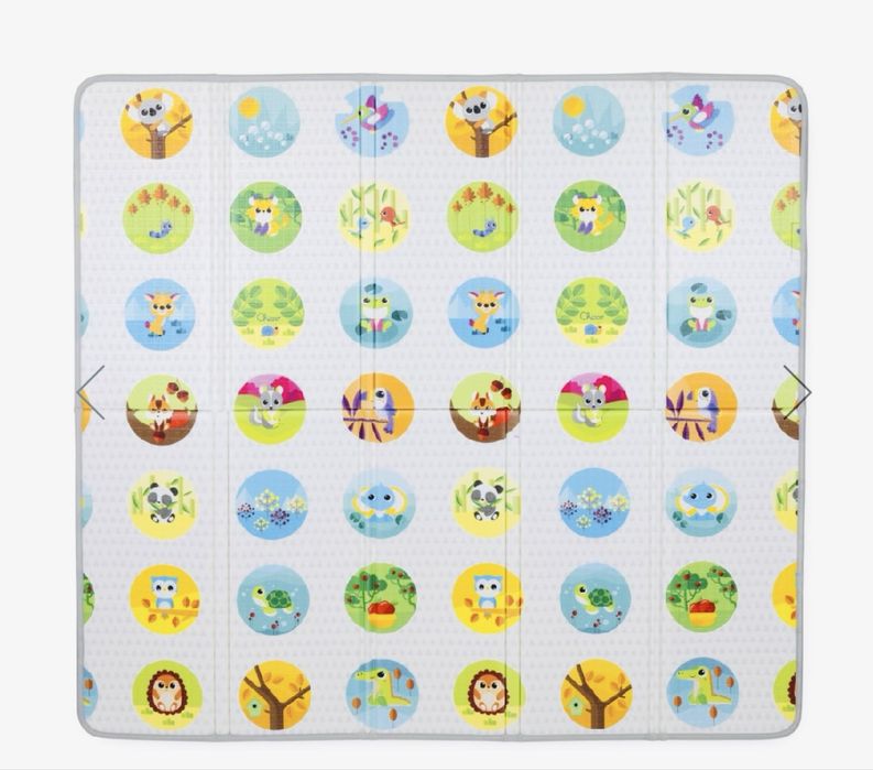 Covoras de joaca pentru copii Chicco XL 2 in 1, extra large 200x180 cm