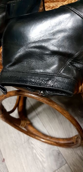 Ботинки осение кожаные