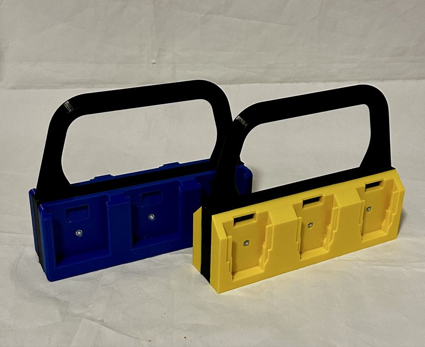 Geanta /Suport acumulatori 6 compatibili Milwaukee Dewalt Bosch Makita