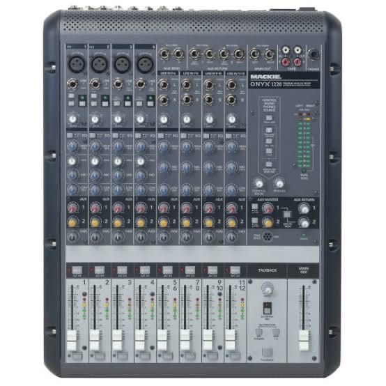Mackie Onyx 1220 – 12-канален аналогов миксер | Много добро състояние