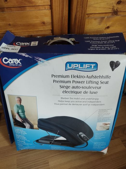 Scaun electric de ridicare cu spumă cu memorie Carex UpLift, 17''
