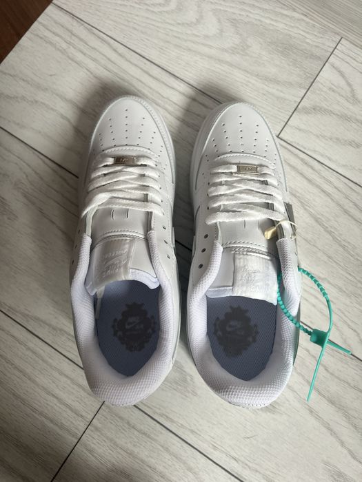 Nike Air Force 1 AF1 albi / triple white 36-44. Livrare cu verificare