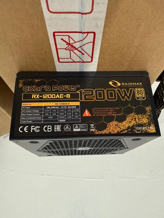 Захранване Raidmax Cobra Power 1200w